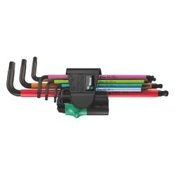 Wera Winkelschlüsselsatz 950/7 Hex-Plus Multicolour Magnet 1, 7-teilig, 1,5-6,0mm, Bl... WERA-05022534001 4013288183750 (Abb. 1)
