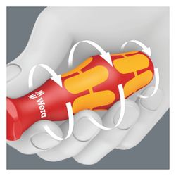 Wera Schlitzschraubendreher 160 i Kraftform Plus, Lasertip, 1000V, 1,0x5,5x125mm, 2-K... WERA-05006120001 4013288027269 (Abb. 1)