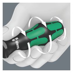 Wera Schraubendreher 368 Kraftform Plus, 4, 200mm, Rund, Schwarz/Grau, 05117687001... WERA-05117687001 4013288028792 (Abb. 1)