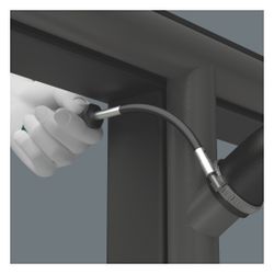 Wera Schlauchklemmen-Schraubendreher 391 Kraftform Plus, 6x167mm, rund, biegsam, 0502... WERA-05028148001 4013288004703 (Abb. 1)