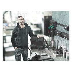 Wera Werkzeug-Container 2go 2, 330x355x115mm, mit Fachtrenner, mit Schulterriemen... WERA-05004351001 4013288187840 (Abb. 1)