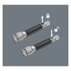 Wera Zyklop-Verlängerung 8796 SA, 1/4" x 75mm, Mattverchromt, 05003530001... WERA-05003530001 4013288121042 (Abb. 1)
