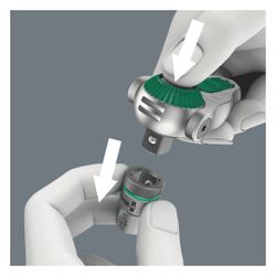 Wera Zyklop Speed-Knarre 8000 C, 1/2" 277mm, 5 Grad Rückholwinkel, 05003600001... WERA-05003600001 4013288121882 (Abb. 1)