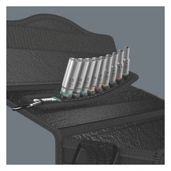 Wera Steckschlüsseleinsatz-Satz Belt A Deep 1, 1/4", 9-teilig, Take it easy, Twist an... WERA-05004525001 4013288210371 (Abb. 1)