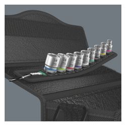 Wera Steckschlüsselsatz Belt B 4 Zyklop, 3/8", 9-teilig, Take it easy, Twist and Lock... WERA-05003973001 4013288194978 (Abb. 1)