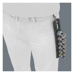 Wera Steckschlüsseleinsatz-Satz Belt C 1, 1/2", 7-teilig, mit Haltefunktion, Take it ... WERA-05003995001 4013288204400 (Abb. 1)