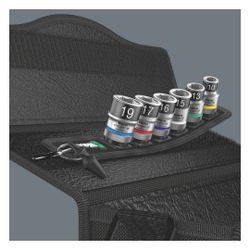 Wera Steckschlüsseleinsatz-Satz Belt C 1, 1/2", 7-teilig, mit Haltefunktion, Take it ... WERA-05003995001 4013288204400 (Abb. 1)