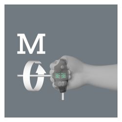 Wera Quergriff-Sechskantschraubendreher 454 HF Serie 400, Hex-Plus, 3x100mm, Mattverc... WERA-05023334001 4013288207838 (Abb. 1)