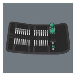 Wera Drehmomentschraubendreherset Kraftform Kompakt 60, 1,2-3,0 Nm, 17-teilig, 050592... WERA-05059293001 4013288169624 (Abb. 1)
