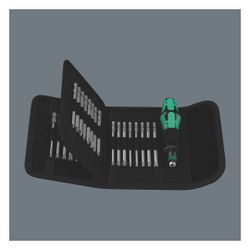 Wera Bitschraubendreher-Set Kraftform Kompakt 62, 33-teilig, 89mm Bits, mit Schnellwe... WERA-05059297001 4013288096302 (Abb. 1)