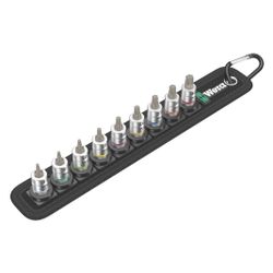 Wera Bitnuss-Satz Belt A 3, Innensechsrund, 1/4", 9-teilig, 05003882001... WERA-05003882001 4013288190772 (Abb. 1)