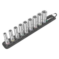 Wera Steckschlüsseleinsatz-Satz Belt B Deep 1, 3/8", 9-teilig, Take it easy, 64mm, 05... WERA-05004545001 4013288210555 (Abb. 1)