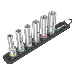 Wera Steckschlüsseleinsatz-Satz Belt C Deep 1, 1/2", 6-teilig, 05004565001... WERA-05004565001 4013288210708 (Abb. 1)
