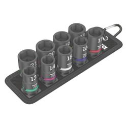 Wera Steckschlüsseleinsatz-Satz Belt C Impaktor 1, 1/2", 9-teilig, Schlagschrauberfes... WERA-05004580001 4013288210104 (Abb. 1)