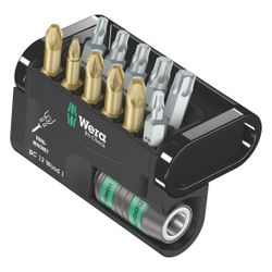 Wera Bit-Check 12 Wood 1, 12-teilig, mit Universalhalter, mit Ringmagnet, 05057423001... WERA-05057423001 4013288179876 (Abb. 1)