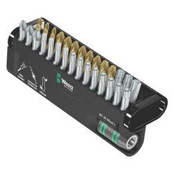 Wera Bit-Check Wood 1 Bitset, 30-teilig, mit Universalhalter, Torsionszone, Kunststof... WERA-05057433001 4013288179807 (Abb. 1)