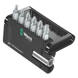 Wera Bit-Check Universal 1, 7-teilig, mit Magnethalter, Kunststoffbox, 05056296001... WERA-05056296001 4013288038135 (Abb. 1)