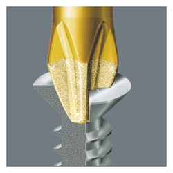 Wera Innensechsrund-Bit 867/1 BDC, TX 30, 25mm, 1/4"-Sechskant, diamantbeschichtet, B... WERA-05066108001 4013288034076 (Abb. 1)