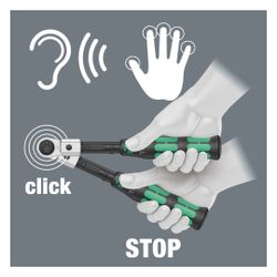 Wera Drehmomentschlüssel Click-Torque X 1, 2,5-25 Nm, 9x12mm, 283mm, 05075651001... WERA-05075651001 4013288193773 (Abb. 1)