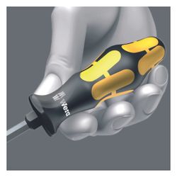 Wera Schraubendreher 918 SPZ Kraftform Plus, PZ 1 x 80mm, mit Schlagkappe, 0501705000... WERA-05017050001 4013288017772 (Abb. 1)