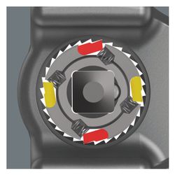 Wera Umschaltknarre Koloss 8002 C, 1/2", 341mm, 5-teilig, 05133862001... WERA-05133862001 4013288162403 (Abb. 1)