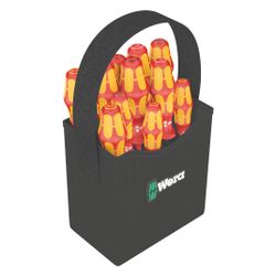 Wera Schraubendreher-Set Kraftform 100 VDE, 11-teilig, isoliert, mit Werkzeugköcher, ... WERA-05004310001 4013288187826 (Abb. 1)