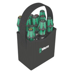 Wera Schraubendreher-Satz Kraftform 300 2go, 11-teilig, Lasertip, Take it easy, mit T... WERA-05004313001 4013288187833 (Abb. 1)