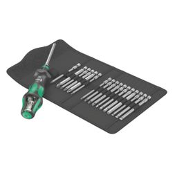 Wera Bit-Set Kraftform Kompakt Turbo 1, 19-teilig, 89mm Bits, mit Rapidaptor-Schnellw... WERA-05057482001 4013288214614 (Abb. 1)