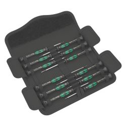 Wera Elektronikschraubendrehersatz Kraftform Micro 12 Universal 1, 12-teilig, Innense... WERA-05073675001 4013288165695 (Abb. 1)