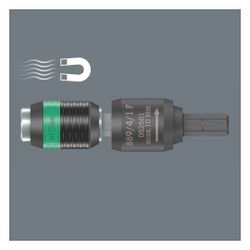 Wera Freilauf-Bithalter 889/4/1 F Rapidaptor, 1/4"-Sechskant x 64mm, mit Schnellwechs... WERA-05052501001 4013288217585 (Abb. 1)