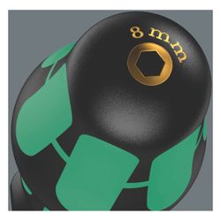 Wera Steckschlüssel-Schraubendreher 395 Kraftform Plus, 14,0mm, 125mm, Nicromatt, 050... WERA-05029445001 4013288004871 (Abb. 1)