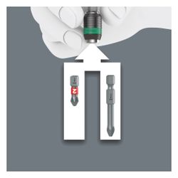 Wera Bit-Check Universal 1, 30-teilig, mit Rapidaptor-Schnellwechselfutter, Torsionsz... WERA-05056440001 4013288115096 (Abb. 1)