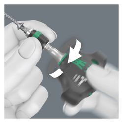 Wera Quergriff-Schraubendreher-Set Kraftform Kompakt 400 RA Set 1, 17-teilig, 1/4"... WERA-05023471001 4013288222879 (Abb. 1)