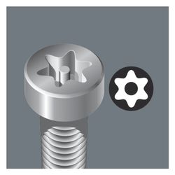 Wera Innensechsrund-Bit 867/4 Z BO, TX 27, 89mm, 1/4"-Sechskant, 05060057001... WERA-05060057001 4013288094643 (Abb. 1)