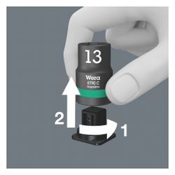 Wera Steckschlüsseleinsatz-Satz Belt C Impaktor 1, 1/2", 9-teilig, Schlagschrauberfes... WERA-05004580001 4013288210104 (Abb. 1)