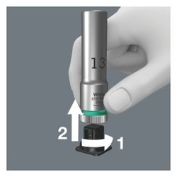 Wera Steckschlüsseleinsatz-Satz Belt C Deep 1, 1/2", 6-teilig, 05004565001... WERA-05004565001 4013288210708 (Abb. 1)