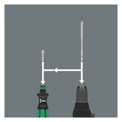 Wera Bitschraubendreher-Set Kraftform Kompakt 10, 10-teilig, mit Rapidaptor, 05056653... WERA-05056653001 4013288041647 (Abb. 1)