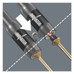 Wera Impaktor Halter 897/4 IMP R, 1/4"-Sechskant x 75mm, magnetisch, schlagschrauberf... WERA-05057676001 4013288157812 (Abb. 1)
