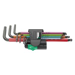 Wera Winkelschlüsselsatz 950/7 Hex-Plus Multicolour Magnet 1, 7-teilig, 1,5-6,0mm, Bl... WERA-05022534001 4013288183750 (Abb. 1)
