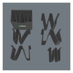 Wera Werkzeug-Container 2go 2, 330x355x115mm, mit Fachtrenner, mit Schulterriemen... WERA-05004351001 4013288187840 (Abb. 1)