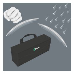 Wera Werkzeug-Box 2go 3, 130x325x80mm, 05004352001... WERA-05004352001 4013288187369 (Abb. 1)