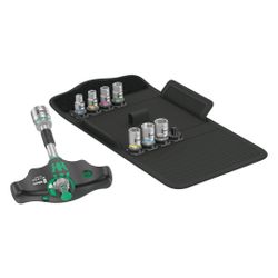 Wera Quergriff-Adapterschraubendreher-Set Kraftform Kompakt 400 RA Set 2, 9-teilig, 1... WERA-05023470001 4013288222862 (Abb. 1)