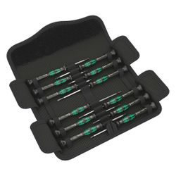 Wera Elektronikschraubendrehersatz Kraftform Micro 12 Universal 1, 12-teilig, Innense... WERA-05073675001 4013288165695 (Abb. 1)