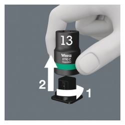 Wera Steckschlüsseleinsatz-Satz Belt C Impaktor 1, 1/2", 9-teilig, Schlagschrauberfes... WERA-05004580001 4013288210104 (Abb. 1)