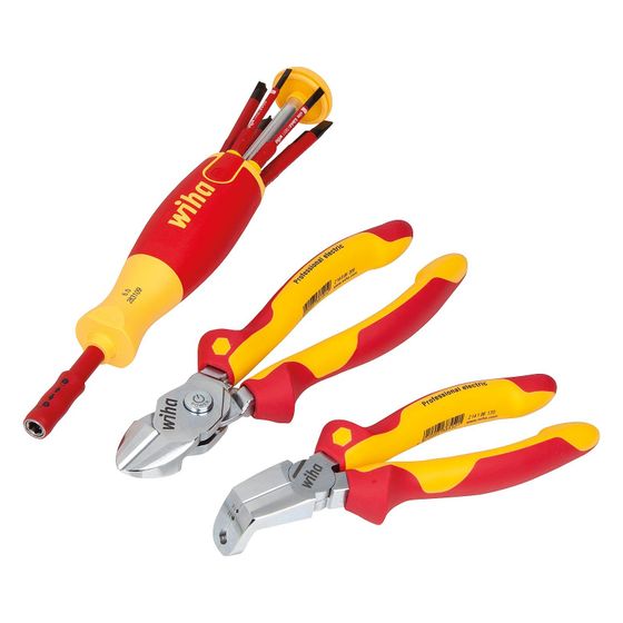 Wiha Elektriker-Set VDE, 1000V, 3-teilig