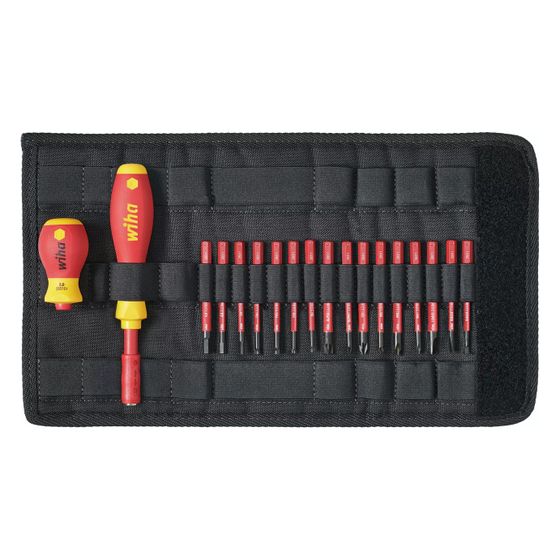 Wiha Schraubendreher-Bit-Set slimVario 2831T18, 1.000V, 19-teilig, 75mm