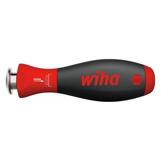Wiha Schraubendrehergriff SYSTEM 6 SoftFinish-telescopic 284, 6mm Sechskantaufnahme, 120mm, Kunststoff