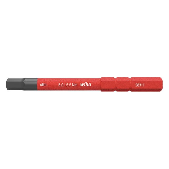 Wiha Innensechskant-Bit slimBit electric, SW 5,0 x 75mm, 283118
