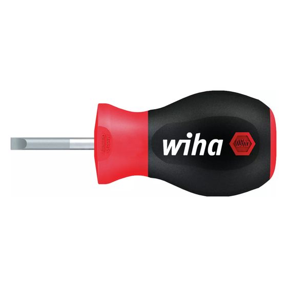 Wiha Schlitz-Schraubendreher SoftFinish 302SY, 4,0x0,8x25mm, Chrom-Vanadium-Molybdän-Stahl