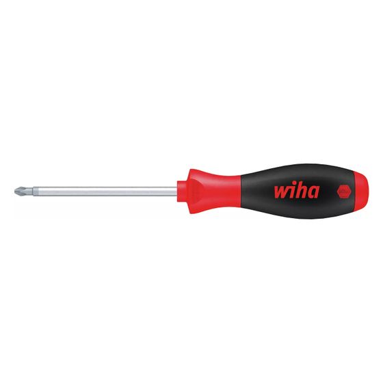 Wiha Phillips-Schraubendreher SoftFinish 311, PH1 x 80mm, Chrom-Vanadium-Molybdän-Stahl
